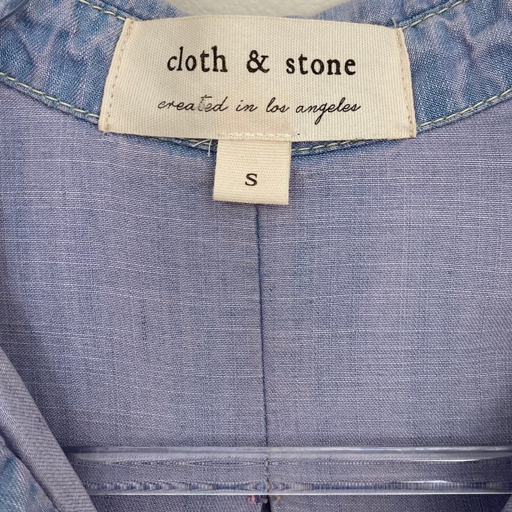 Anthropologie Cloth + Stone Chambray Top - Picture 4 of 8